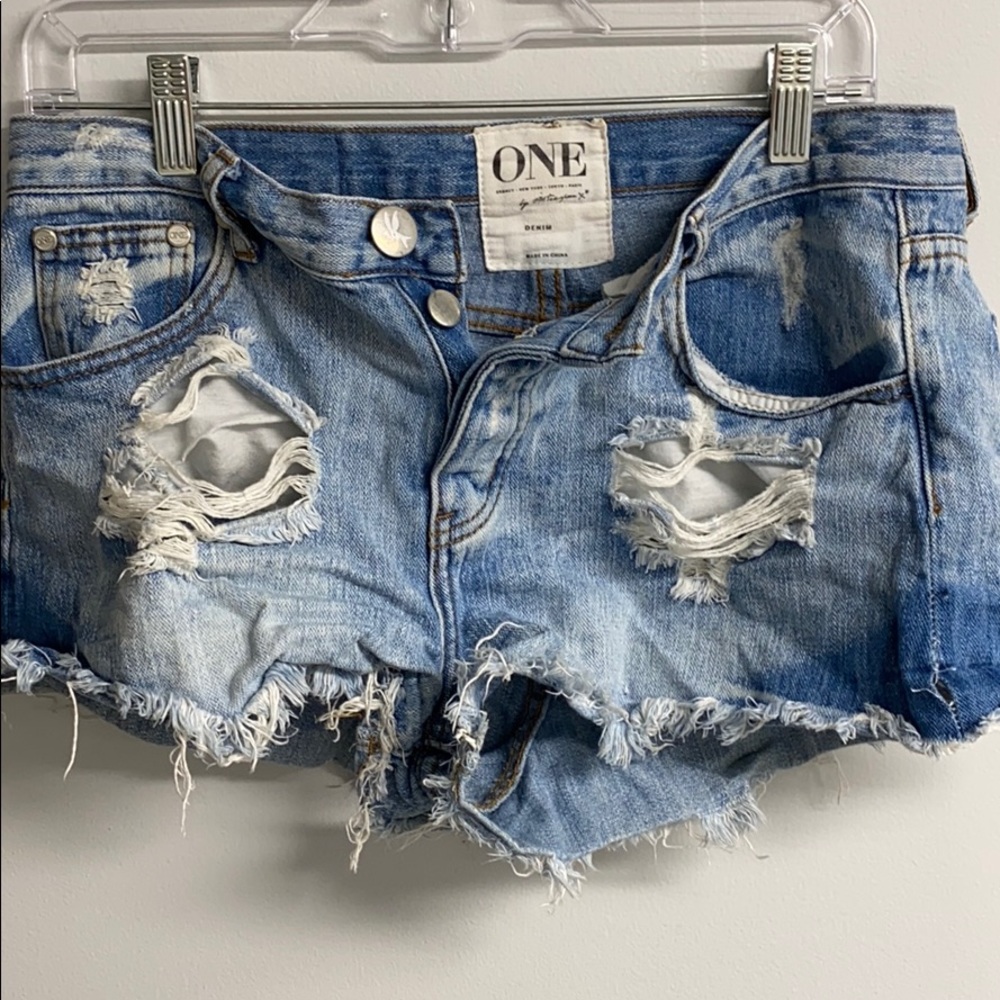 One Teaspoon Jean Shorts